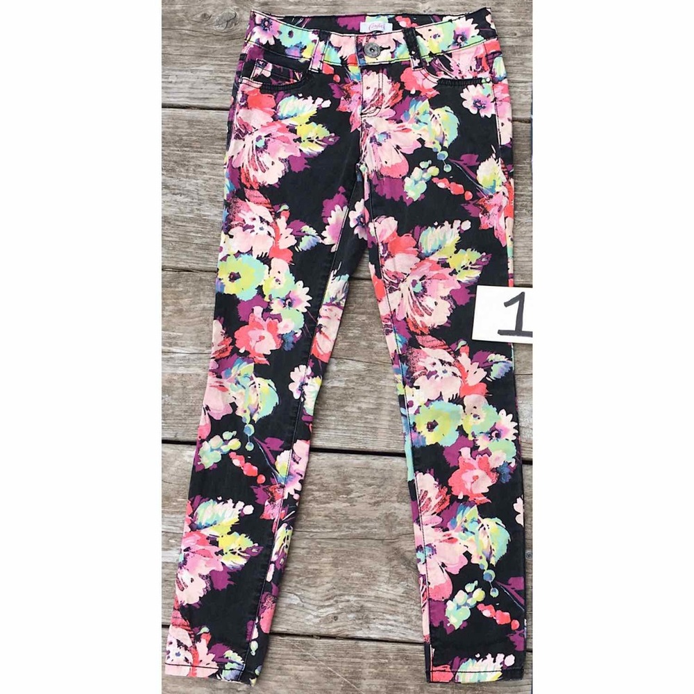 Floral Patterned Pants Sz 1